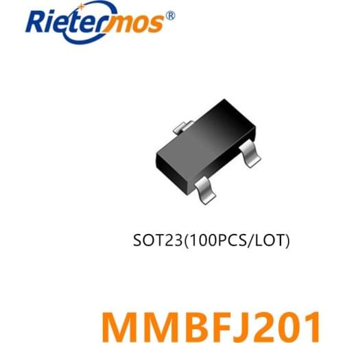100PCS MMBFJ201 J201 SOT23 NMOS ORIGINAL