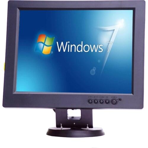 12 Inch 4 Wire Resistive Touch Screen Monitor Touch Screen Display Single LED Monitor TM1201