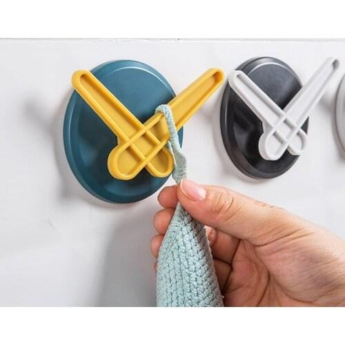 3PCS Creative Hook Wall Hanging Sticky Perforation-free Hooks Load-bearing Hook High Quality Small Fresh Hooks New 2020