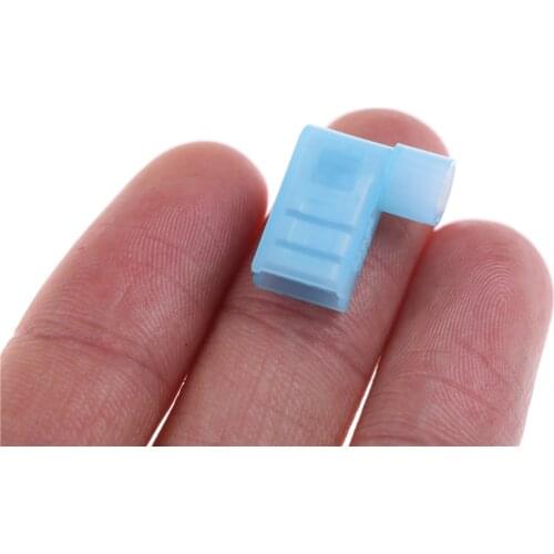 40pcs/lot 90 Degree Insulated Female Spade Terminals Right Angle Female Flag Crimp Connector for Terminals