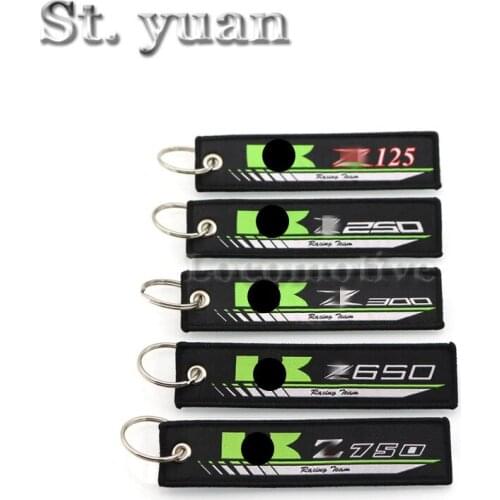 Motorcycle For Kawasaki Z125 Z250 Z300 Z650 Z750 Z800 Z900 Z1000 Keychain Kawasaki Keyring Key Hanger