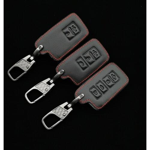 Car Styling Key Cover For Toyota Rav4 Corolla Camry Crown Prado 2/3/4 Button Remote Control Smart Key Case Accessories
