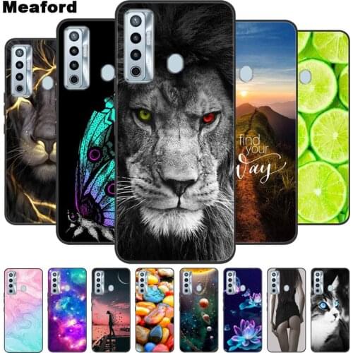Funda For Tecno Spark 7 Case Spark7 Pro Black Silicone Soft Phone Case for Tecno Spark 7 7P Back Cover Spark 7 Pro 7Pro 7P Case