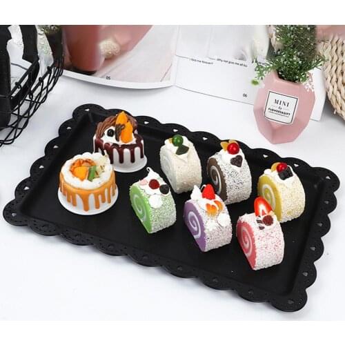 Gelaagde Cakevorm Rechthoekige Brood Pan European Style Display Tray Cake Board Base Dessert Lade Non-stick Gereedschap