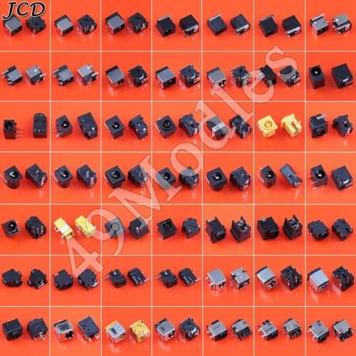 JCD 49 Modles Laptop Notebook netbook charging port power DC Power Jack connector for Lenovo Samsung Son acer asus HP dell IBM