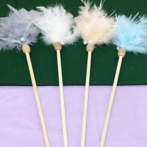 Cat Interactive Toy Faux Feather Kitten Teaser Stick Cat Teaser Wand With Bell Pet Training Toy Cat Scratching Toy Pet Supplies