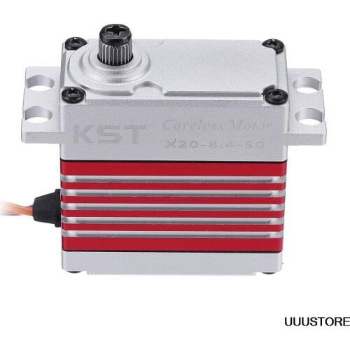 KST X20-8.4-50 Digital Servo 45KG High Torque Coreless Metal Gear For Wind RC Airplane RC Robot Arm