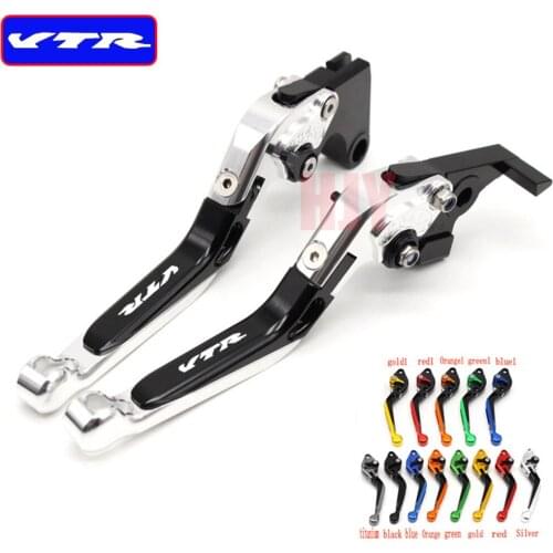 !Logo VTR For Honda VTR1000F / FIRESTORM VTR 1000 F 1998 1999 2000 2001 2002 2003 2004 2005 CNC Motorcycle Brake Clutch Lever