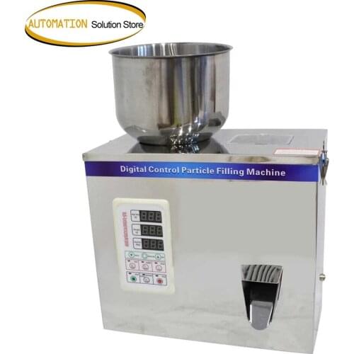 2-120g Small Scale Grain weighing and filling machine granule powder tea packing machine
