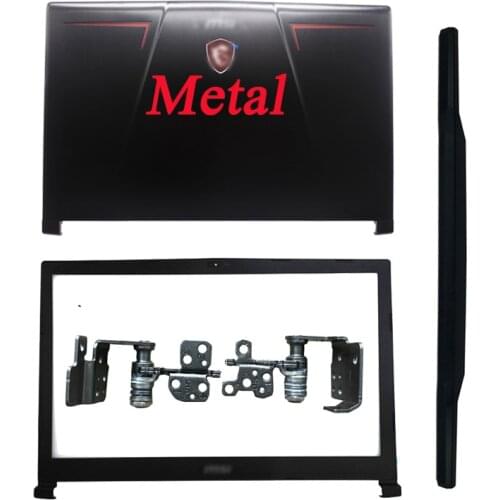 Metal New For MSI GP73 GP73M MS-17P1 Series Laptop 17.3" inch LCD Back Cover/Front Bezel/Hinges/Hinge Cover Rear Lid Top Case