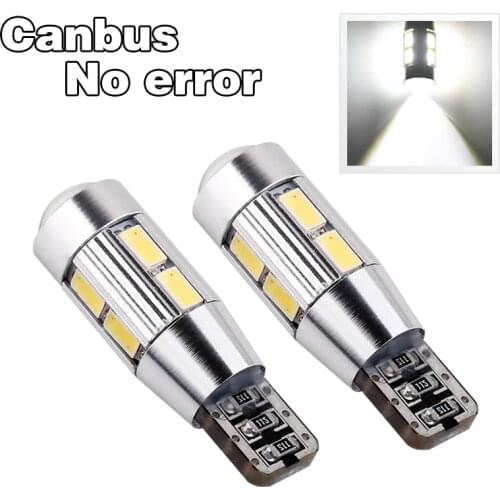 2pcs led t10 canbus,t10 led SIGNAL BULB SMD5630 LENS FREE ERROR,Auto Indicator 168 501 LED BULB,lamp W5W interior light u50