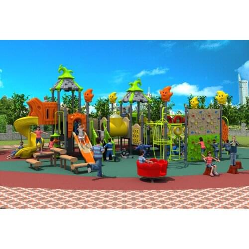 CE,ISO,TUV antirust beach outdoor playground with rock climbing extra strong plastic amusement play structure YLW-OUT171026