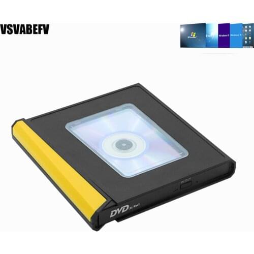 USB 3.0 Type-C DVD CD Drive Burner Drive-free High-speed Read-write Recorder External DVD-RW Player Writer Reader for PC Laptop