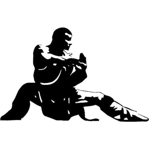 Vinyl Wall Sticker Decal Mural Sport Kung Fu Master Martial Gym Decoration Home Decor For Boys Bedroom Art Mural L042