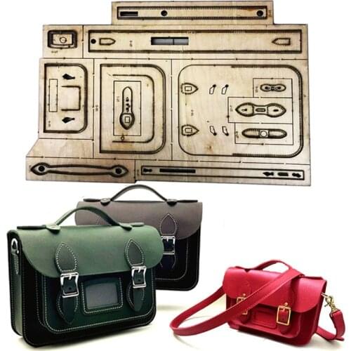 Japan Steel Blade DIY leather craft Cambridge bag knife mould hand punch tool set wood dies for handmade leathercraft