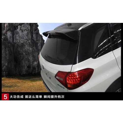 Fit for SUZUKI Vitara 2016 ABS rear spoiler rear wing DIFFERENT color spoiler