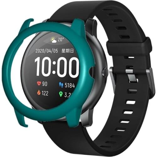Protector Frame Case For Solar LS05 Smart Watch PC Plastic Protect Cover Shell Bumper For Xiao mi Haylou Solar Glass Film