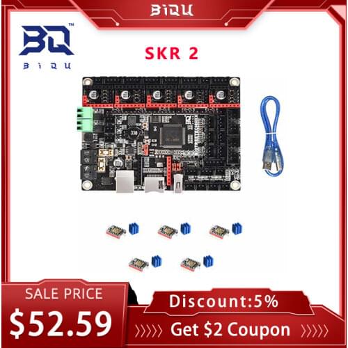 BIGTREETECH SKR 2 32Bit Board Upgrade BTT SKR V1.4 Turbo 3D Printer Parts Motherboard TMC2209 TMC2208 For CR10 Ender 3 V2.0