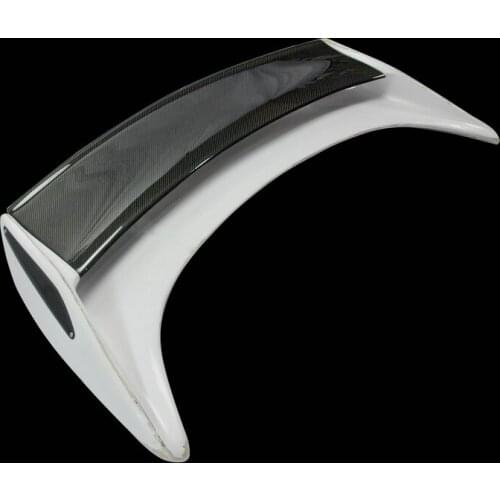 Car Accessories For Nissan 350Z NIS Style Version 2 Portion Carbon Fiber Rear Spoiler Blade FRP Fiberglass Trunk Wing Base Kit