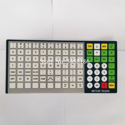 BCom Keyboard Film for Mettler Toledo bCom Label Balance English Version Key Sheet Keypad Film