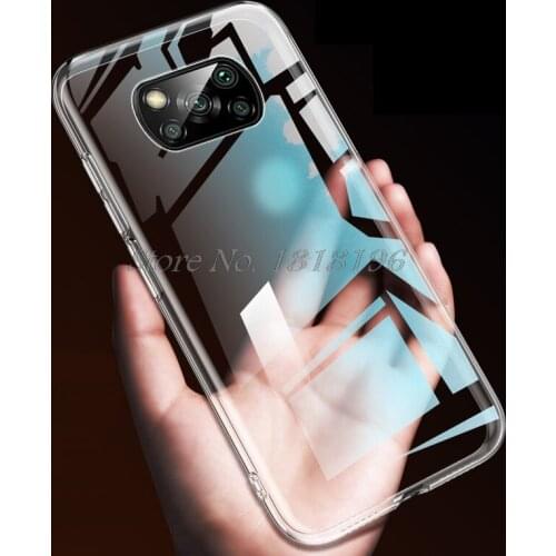 Case For Xiaomi Poco X3 Pro NFC Phone Cover Capa Soft TPU Telefone Housing For Pocophone Little Poko X3 Silicone Shell Coque