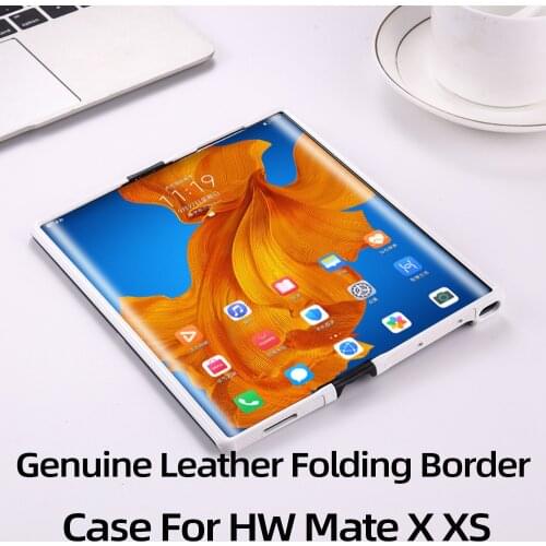 Genuine Leather huawei mate xs case huawei mate x case mate x xs kickstand huawei mate x xs 5g case cover Matex Folding case