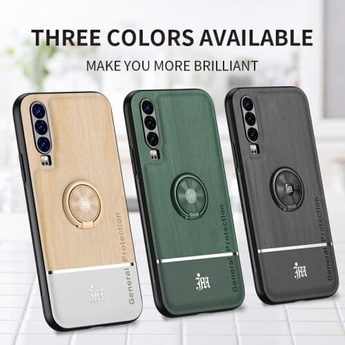 Ring bracket case for huawei p20 p20pro p30 thin anti-knock magnetic stand back cover for huawei p30pro p30lite p40 p40proplus