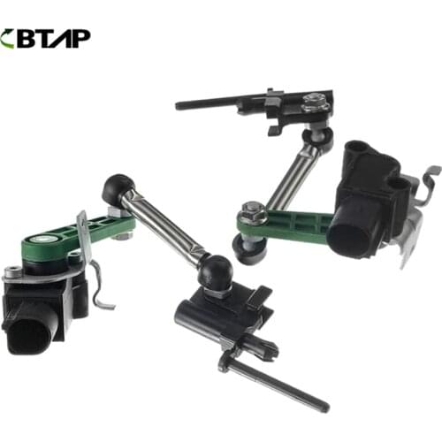 BTAP 1 Set New Headlight Level Sensor Body Suspension Height Sensor ForTouareg A8 2010-2018 7P0616213 7P0616214