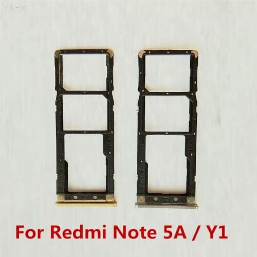 SIM Card Hplder For Xiaomi Redmi Note 5A SIM Card Tray Micro SD Card Holder Slot Adapter Replacement Parts