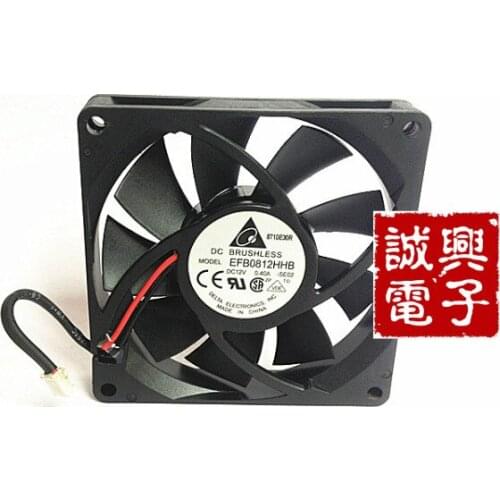 For Delta delta 8 fan 8015 12v 0.40a efb0812hhb dual ball
