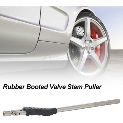 12.9 Inches Stem Puller Automobile Tire Valve Puller Tyre Installer Repair Tool With Threaded Head Non-slip Handle