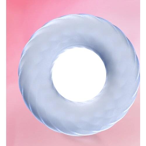 Ring Sleeve Silicone Condoms Enlargement Nozzle Extender Reusable Condoms Ejaculation Delay Sex Toys Intimate Products for Men