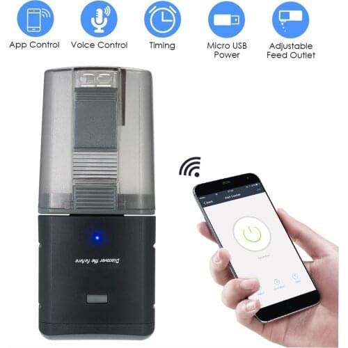 Fish Feeder WIFI Adjustable Aquarium Automatic Fish Food Dispenser for Fish Tank Electronic Timer Feeder App Voice Control