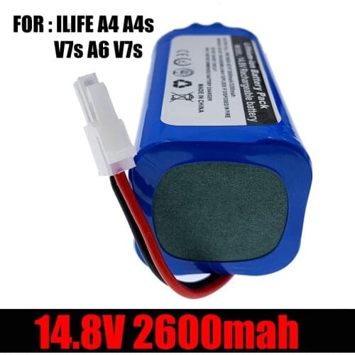 2600mah 18650 14.8v Lithium Battery For Robotic Vacuum Cleaner V7 V7s CR130 V780 EHS-Q800 Cen550 Cen640 646 Cen553 665