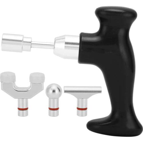 Heat Pad Multifunctional Trigger Point Pressure Massager Deep Tissue Massage Tool with Replacement Head Massage