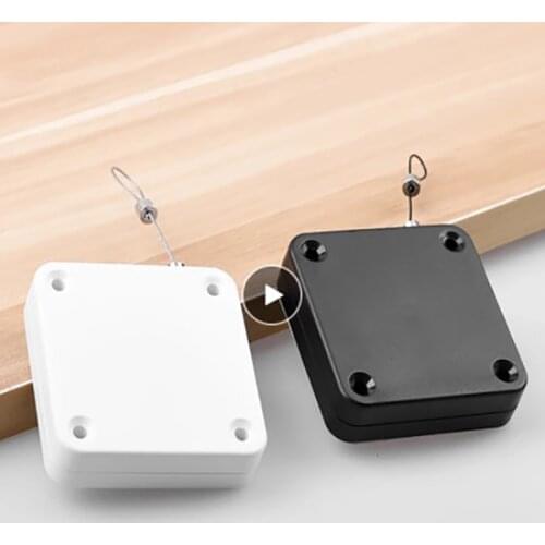 No Punch Door Sticker Installation Automatic Door Closer Hardware Multipurpose Durable 800g Tension Closing Device Matching Hook