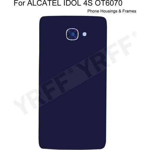 For ALCATEL IDOL 4S OT6070 6070Y 6070K Battery Housing Frames Back Cover Door Plastic Case