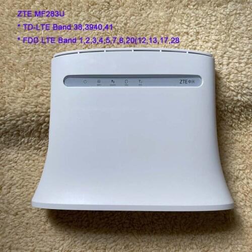 Unlocked New 4G LTE Wireless Router ZTE MF283u 150Mbs 4G LTE CPE Cube Wireless Router 4G Wifi Router pk HUAWEI B310 B315