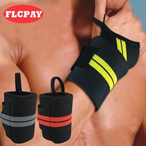 1 PCS Hand Wraps Wrist Strap For Badminton Tennis Weight Lifting Powerlifting Bodybuilding Breathable Adjustable Wrist Support