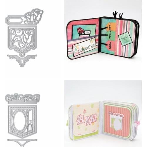 Rose Frame Decoration Metal Cutting Dies Scrapbooking DIY Crafts Stencil Template Card Album New Dies For 2019