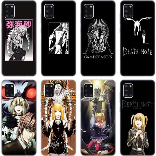 Anime Death Note Soft Case for Samsung Galaxy A02 A10 A11 A12 A20 A20E A21 S A22 A30 A31 A32 A01 Core Silicone Cover