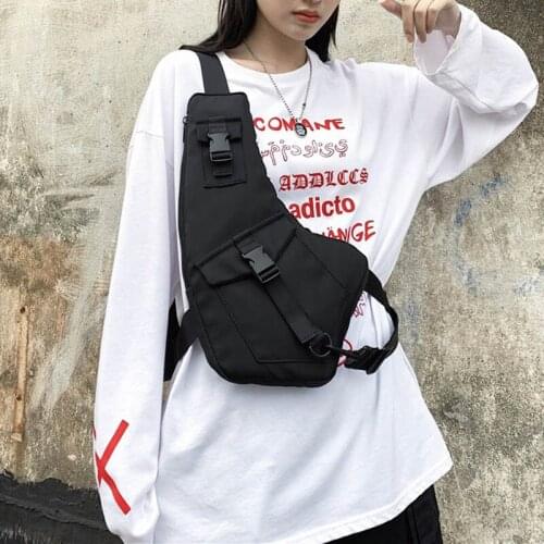 Unisex Tactical Package Hip Hop Chest Bags Men Cycling Chest Rig Bag Nylon Waterproof Short Trip Bag Male Belt Waist Pack