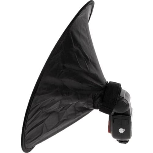 Universal 42cm Round Flash Softbox Speedlite Diffuser Reflector Strap New H054