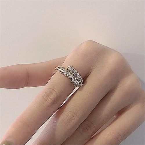 Zeojrlly Women Metal Party Trendy Geometric Bridal Sets None All Compatible Rings New Fashion Simple Jewelry For Girl