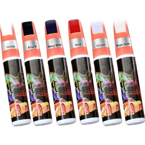 1pc Car Paint Repair Pen Scratch Repair Pen Paint Repair Red Black White Silver Gray Paint Touch Pen Car Styling Accessories