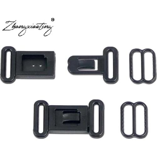 100 sets bow tie hook handmade ribbon adjustable diy material bow tie tape set hook and clasp 12mm inner size