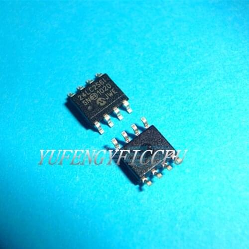 24LC256-I/SN screen printing 24LC256I SMD SOP-8 memory