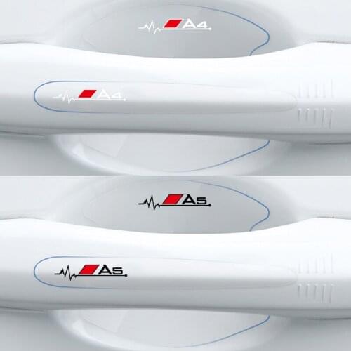 8Pcs TPU Car door handle stickers protector film for Audi A1 A2 A3 A4 A5 A6 A7 A8 Q2 Q3 Q5 Q7 S3 S4 S5 S6 S7 S8 TT Accessories