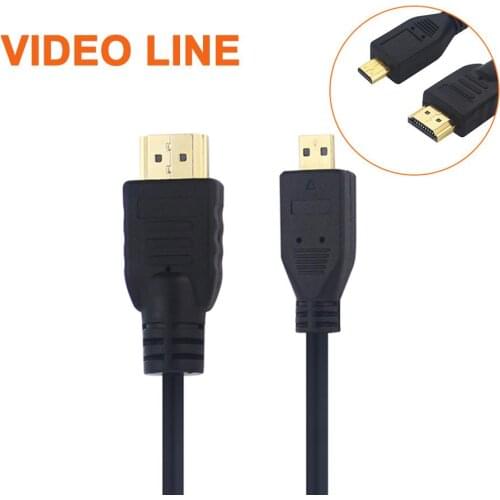 For Raspberry Pi 4/4B Micro HDMI To HDMI HD Video Cable 4K Quality Perfect For For Raspberry Pi 4/4B