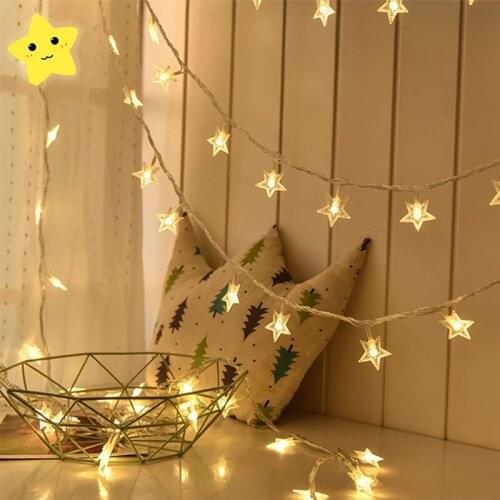10M 20M 30M Star String Lights 110V/220V Christmas Tree Fairy Garlands Curtain light Outdoor for Xmas Party New Years decor